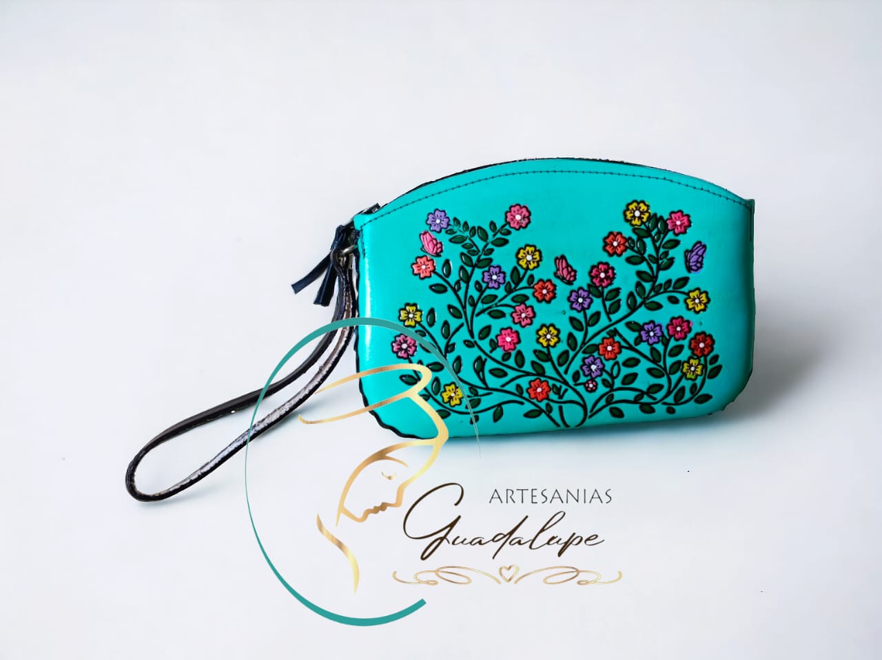 MONEDERO CON FLORECITAS - Imagen 12