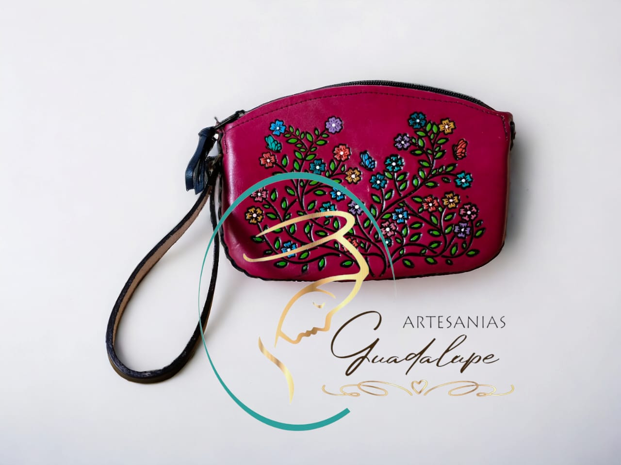 MONEDERO CON FLORECITAS - Imagen 9