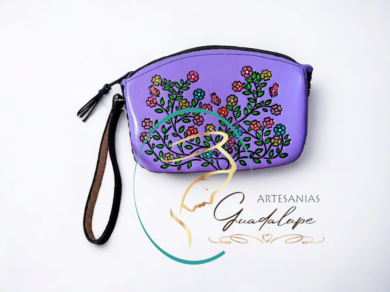 MONEDERO CON FLORECITAS - Imagen 5