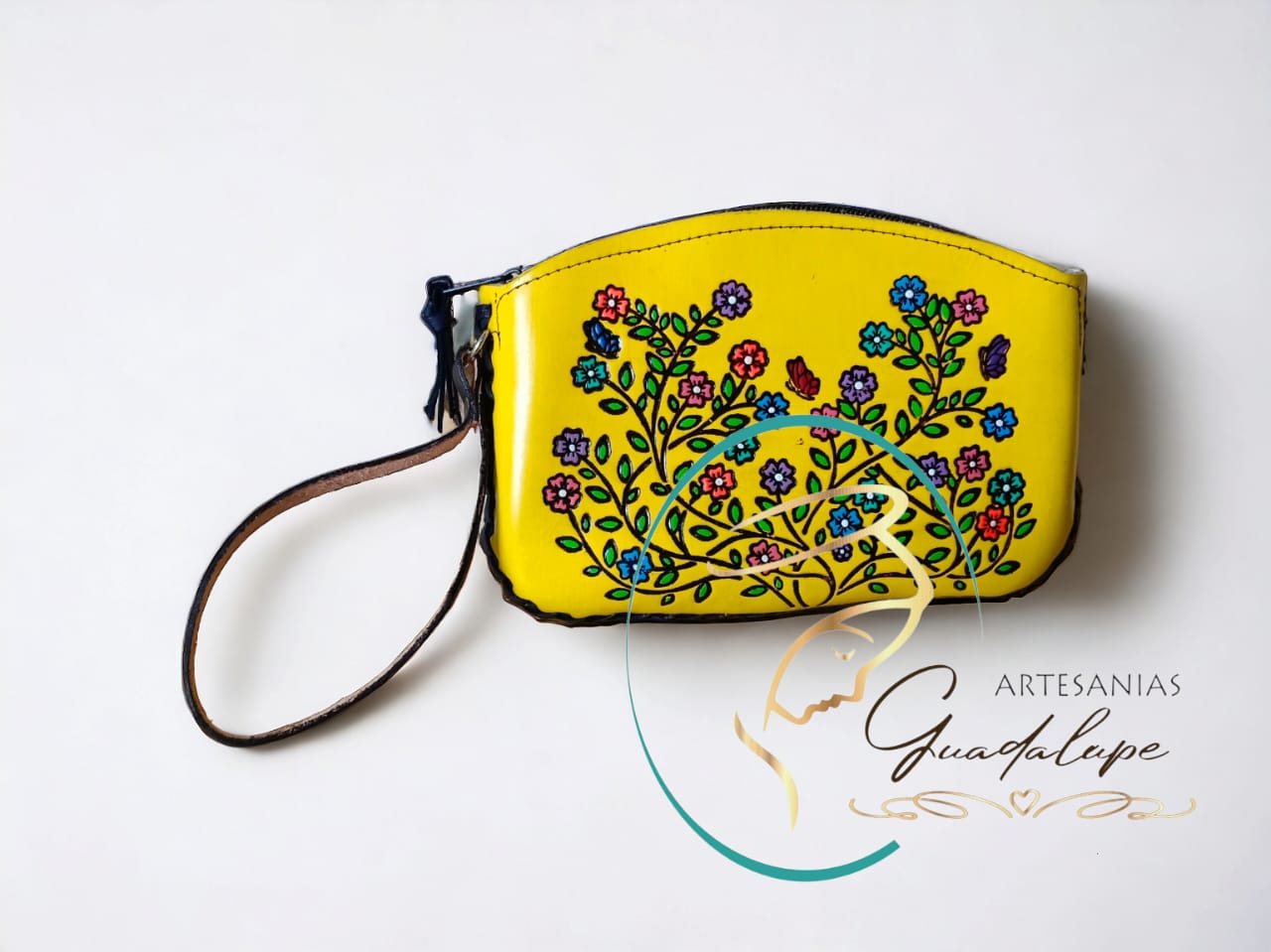 MONEDERO CON FLORECITAS - Imagen 3