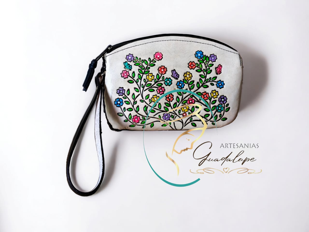 MONEDERO CON FLORECITAS