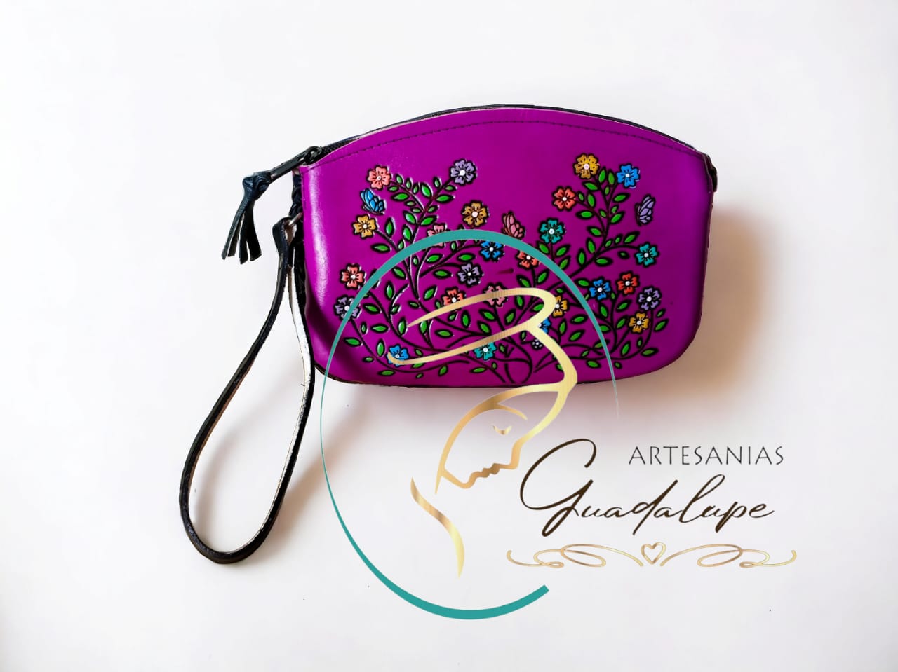 MONEDERO CON FLORECITAS - Imagen 4